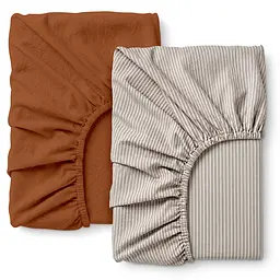 Набір простирадл на резинці з вареної бавовни 160х200 TERRACOTTA MOOD COSAS (2200000059819)