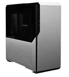 Корпус Almordor SilverLining 160G ITX Silver без БЖ Mini Tower SFF для Mini ITX 1xUSB 3.0 1xType-C макс. CPU - 120 мм / VGA - 320 мм / PSU - 120 мм (SFX) алюмінієвий бічна панель із загартованого скла СРО - 240 мм (збоку) (ALSL160GISL)