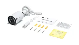 IP-Камера VIGI C345-2,8, PoE, 4Мп, 2,8 мм, H265+, IP66, Bullet, кольорове нічне бачення, зов TP-Link teh0015942 - мініатюра 3