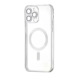 Чохол Ductil Metallic Edge with MagSafe (Protected Camera & Lens) iPhone 12 Pro Max Silver