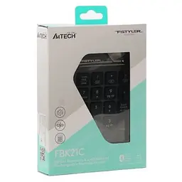 Клавіатура A4Tech FBK21C Wireless/Bluetooth Smoky Grey (4711421995108) - мініатюра 10