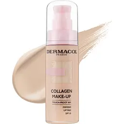 Тональний крем для обличчя Dermacol Collagen Make-up SPF-10 з колагеном відтінок 1 (Pale) 20 мл - мініатюра 2