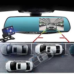 Автомобільний відеореєстратор з двома камерами Vihicle Blackbox DVR L 9000 - мініатюра 7