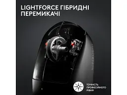 Миша Logitech G Pro X Superlight 2 Lightspeed Wireless Black (910-006630) - мініатюра 3