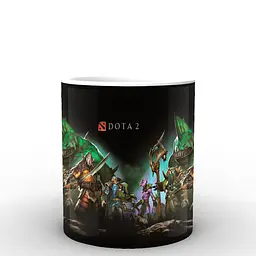 Кухоль GeekLand Dota Дота постер DT.02.002 330 мл білий - мініатюра 3