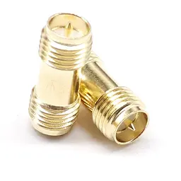 SMA перехідник з RP-SMA female на RP-SMA female зі штирьками з 2х сторін (100850) - мініатюра 2