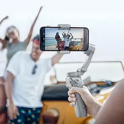 Стабілізатор Hoco K24 Support 3-axis smart gimbal Gray - мініатюра 8