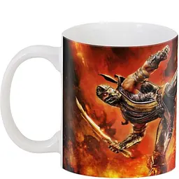 Кухоль GeekLand Mortal Kombat Мортал Комбат прийом MK.02.39 330 мл білий - мініатюра 3