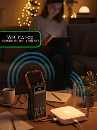 Павербанк 50000 mAh з швидкою зарядкою KPG POWER BANK Soonest Fast Charging пауербанк, павер банк, умб, powerbank Fast Type-C In /Out: 4 USB 5V/2A повербанк для роутера 50000, Чорний - мініатюра 8