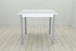 Стіл кухонний Ferrum-decor Дієго 75x90x90 Сірий ДСП Біле 16мм (FRD-106314) - мініатюра 4