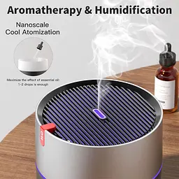 Зволожувач повітря з підсвічуванням WX107 Type-C/5V USB 230ml Black Epik teh0029811 - мініатюра 3