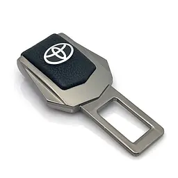 Заглушка ременя безпеки з логотипом Toyota Темний хром 1 шт