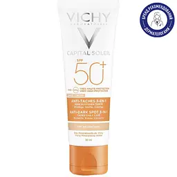 Сонцезахисний крем проти пігментних плям 3 в 1 Vichy Idеal Soleil з тонуючим ефектом SPF 50+ 50 мл (M9740000) - мініатюра 2