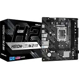 Материнська плата ASRock H610M-H2/M.2 D5 Socket 1700 - мініатюра 2