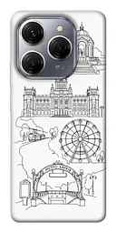 TPU чохол Demsky Kharkiv spirit для TECNO Spark 20 Pro