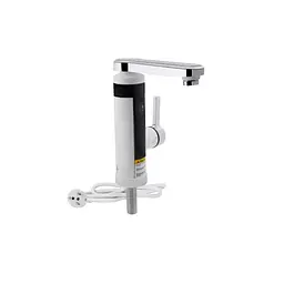 Проточний кран-водонагрівач кухонний для кухні Lidz Warm 061 LDWAR061WCR35431 White/Chrome