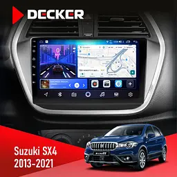Штатна магнітола Suzuki SX4 2013-2021 Decker D9-006 4x64, 4G Decker (НФ-00003861)