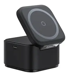 Бездротовий зарядний пристрій Baseus MagPro 2-in-1 Magnetic Wireless Charger 25 W - мініатюра 2
