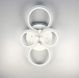 Світлодіодна люстра Senta на 4 кільця Line.F A 2374/2+2 RGB WH - мініатюра 5