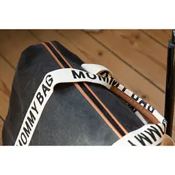 Сумка Childhome Mommy bag Signature - Canvas Black, чорна (CWMBBSCBL) - мініатюра 13