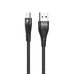 USB Cable Hoco U53 5A Flash Type-C Black 1.2m
