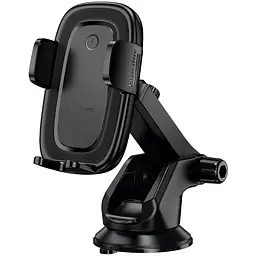 Автотримач для телефона з БЗП Borofone BH223 Follower push-type wireless fast charging car holdercenter console