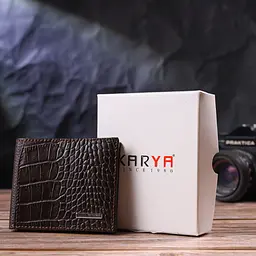 Чоловічий шкіряний затискач KARYA 10,5х8,5х0,5 см acs0024564 - мініатюра 9
