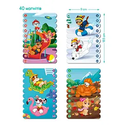 Магнітні палички для рахування "Paw Patrol: Сезони" DoDo Toys 200655, 40 магнітних елементів - мініатюра 2
