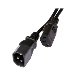 Кабель живлення C13 to C14 1.8m 0.75mm2 Atcom (10118)