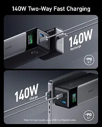 Портативний зарядний пристрій PowerCore 737 GaNPrime 24000 mAh Black Anker teh0027060 - мініатюра 2