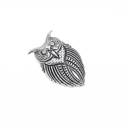 Серебряная брошь Сова (9514)