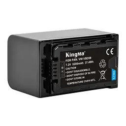 Аккумуляторная батарея для Panasonic VW-VBD58 (KingMa) 5200 mAh