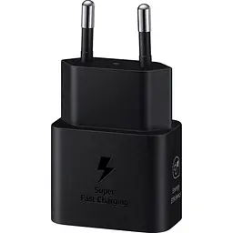 Мережевий зарядний пристрій Samsung 25W + Cable USB-С to USB-С Black (EP-T2510XBEGEU) [95121] - мініатюра 5