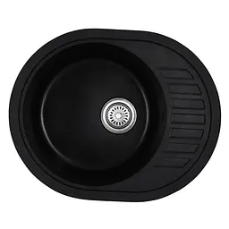 Кухонна мийка Haiba HB8311-G226 Black 570x450x180 HB0979, Чорний матовий