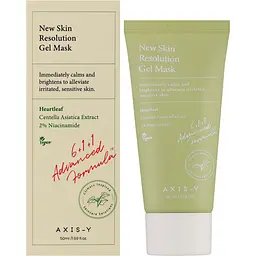 Гелева змивна маска AXIS-Y New Skin Resolution Gel Mask 50 мл