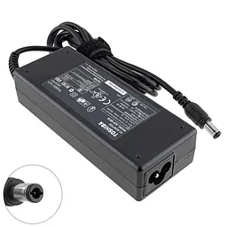 Блок живлення для ноутбука TOSHIBA 15V 6A 90W 6.3x3.0мм 3hole чорний (без кабелю!)