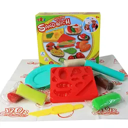 Набір для творчості з пластиліном UFT Alento Playdough Healthy Sandwich - мініатюра 2