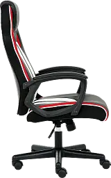 Геймерське крісло GT Racer чорне з білим та червоним (X-2301 Black/White/Red) - мініатюра 3
