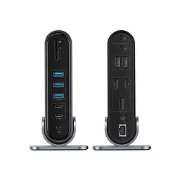 USB-хаб Baseus UnionJoy 17-Port Triple-Display B00532304811-00 Grey - мініатюра 5