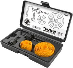 Комплект коронок по дереву 19-64мм 11шт Tolsen hoz0013291