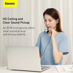 Навушники Baseus Encok 3.5 mm Wired Earphone H19 (NGH19-03) - мініатюра 8