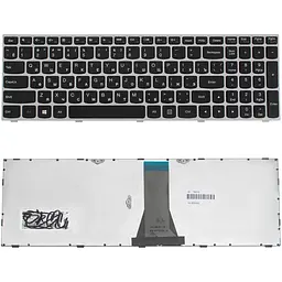Клавіатура для ноутбука LENOVO (G50-30, G50-45, G50-70, Z50-70, Z50-75, Flex 2-15) rus, silver (оригінал)