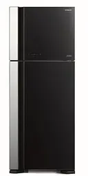 Холодильник Hitachi R-VG540PUC7GBK верхня морозильна камера Ш715xВ1835xГ740 450л A++ Чорний скло (R-VG540PUC7GBK)