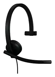 Гарнітура з вбудованим мікрофоном LOGITECH H570e Corded Mono USB Headset (Teams version) - BLACK - EMEA28-935 - USB-A - мініатюра 3