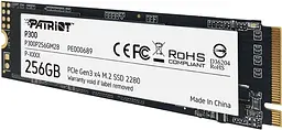 Швидкісний ссд-накопичувач Patriot P300 256 GB SSD M.2 NVMe 2280 PCIe 3.0 3D TLC P300P256GM28 - мініатюра 2