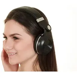 Бездротові навушники Bluedio T2 Plus Bluetooth із вбудованим радіо Чорні - мініатюра 7