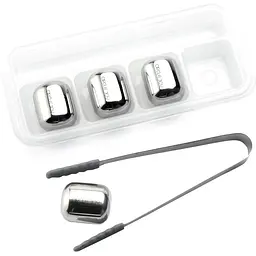 Камені кубики для віскі Circle Joy Ice Cubes (CJ-BK01) 4 штуки набір - мініатюра 4