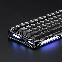 Клавиатура GravaStar Mercury V60 Pro 60 keys Blackcore 8K USB-A RGB Interstellar Silver (GSV60PRO_XTAL_BLK) - миниатюра 11