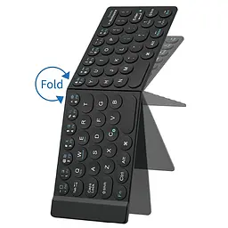 Клавіатура WIWU Fold Mini Keyboard FMK-01 Bluetooth Black - мініатюра 2