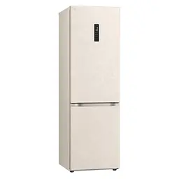 Холодильник LG з нижньою морозильною камерою 186x60х68, холод.відд.-234л, мороз.відд.-110л, 2дв., А++, NF, інв., диспл зовн., зона св-ті, Metal Fresh, бежевий - мініатюра 5